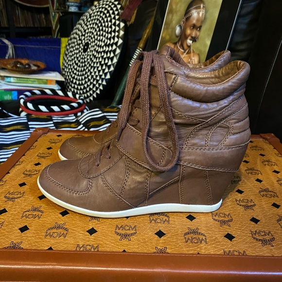 ASH ‘Bowie Ter’ Leather Hidden Wedge Sneaker, 40 - Picture 10 of 10